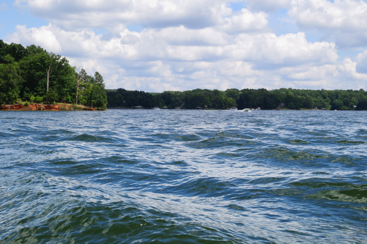 Lake Waves Adding Dissolved Oxygen