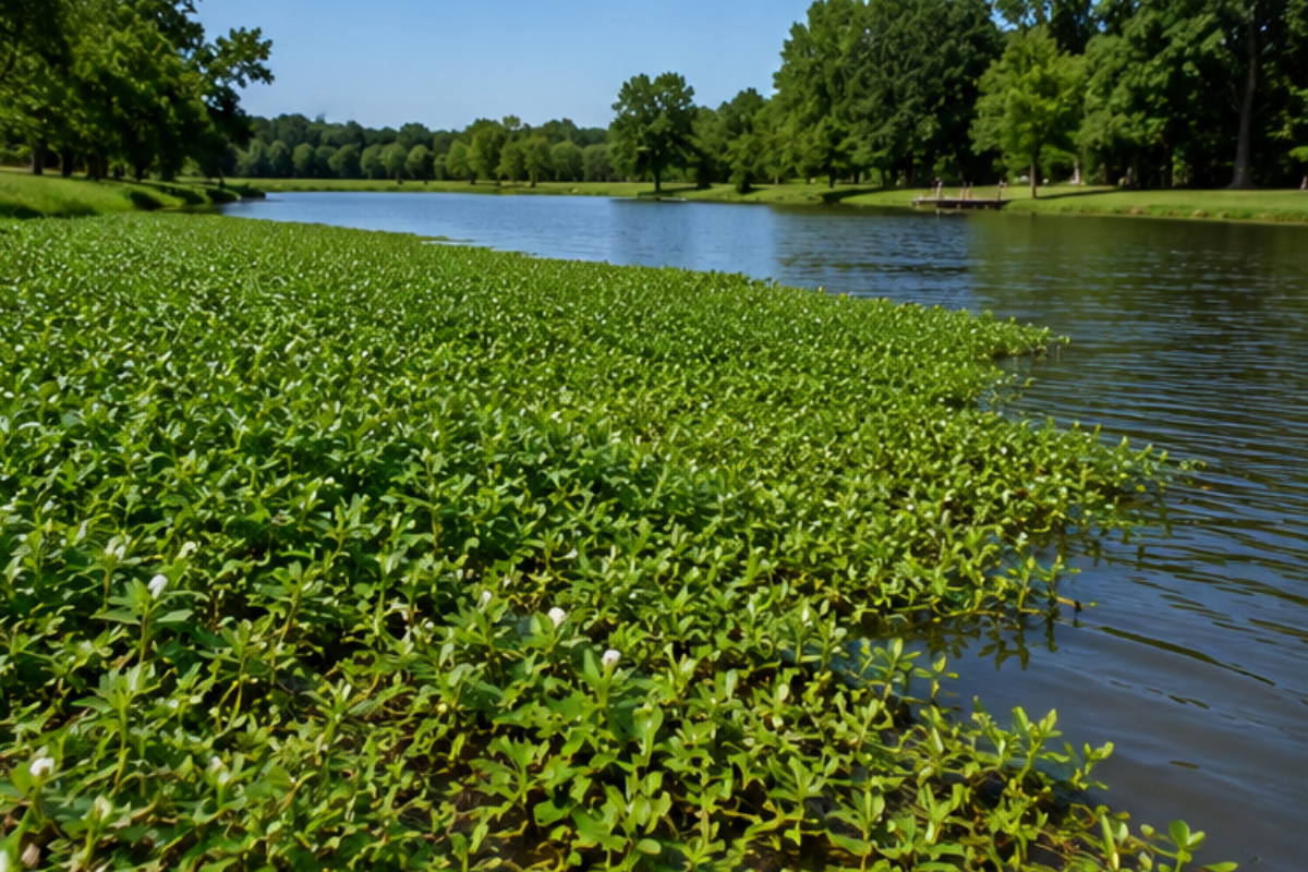 Alligatorweed in Ponds